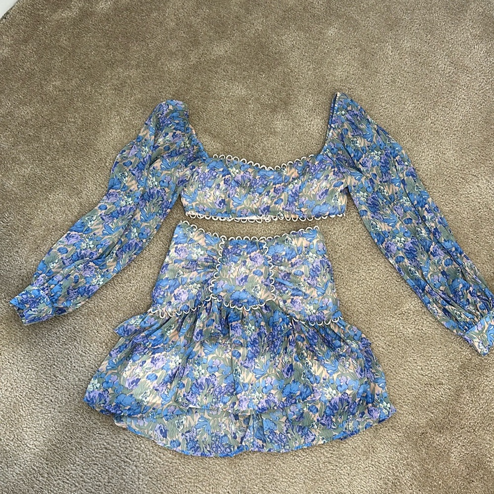 SHEIN floral set
